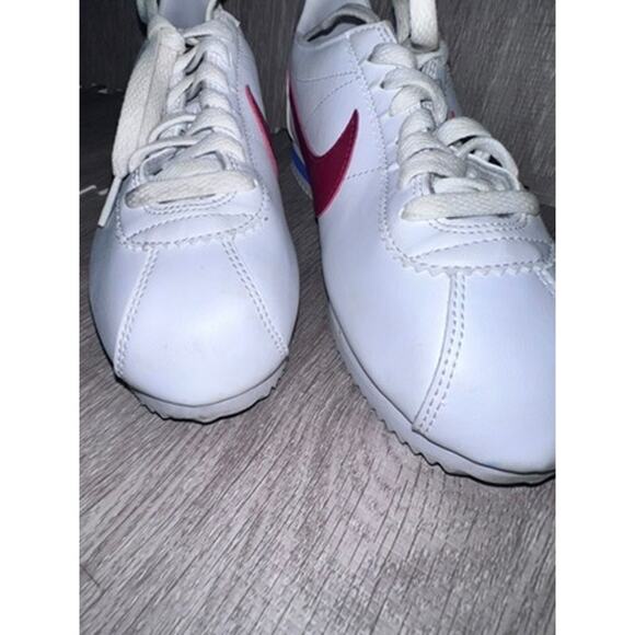Nike‎ Cortez Forrest Gump Men\'s Sneakers Size 7 White Red Blue main image 8